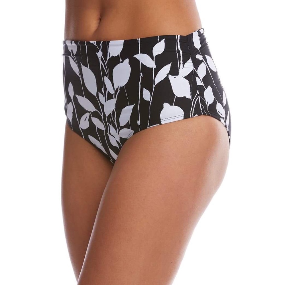 CONVERTIBLE BIKINI BOTTOM BLACK AND WHITE